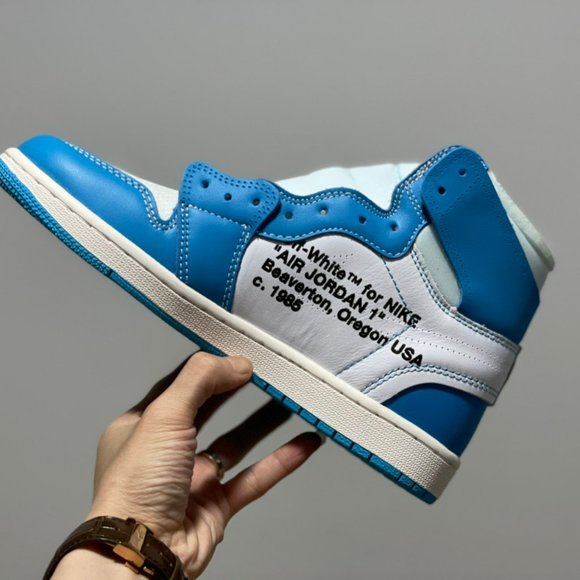 Off-White x Air Jordan 1 Retro High OG \'UNC\' main image 6
